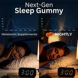 Gomme Lune Sommeil avec 5-HTP pour relaxation et humeur.