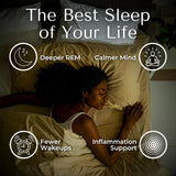 Gomme Lune Sommeil avec vitamine B6, soutien de la chimie du sommeil.