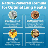 Lung Clear Pro composition cinq nutriments pour la purification pulmonaire