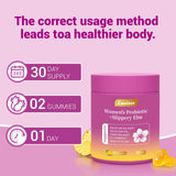 Formule Lunivox orme glissant et probiotiques pour un confort intime.