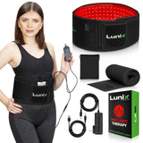Lunix LX16, ceinture lumière rouge pour circulation et détente musculaire.