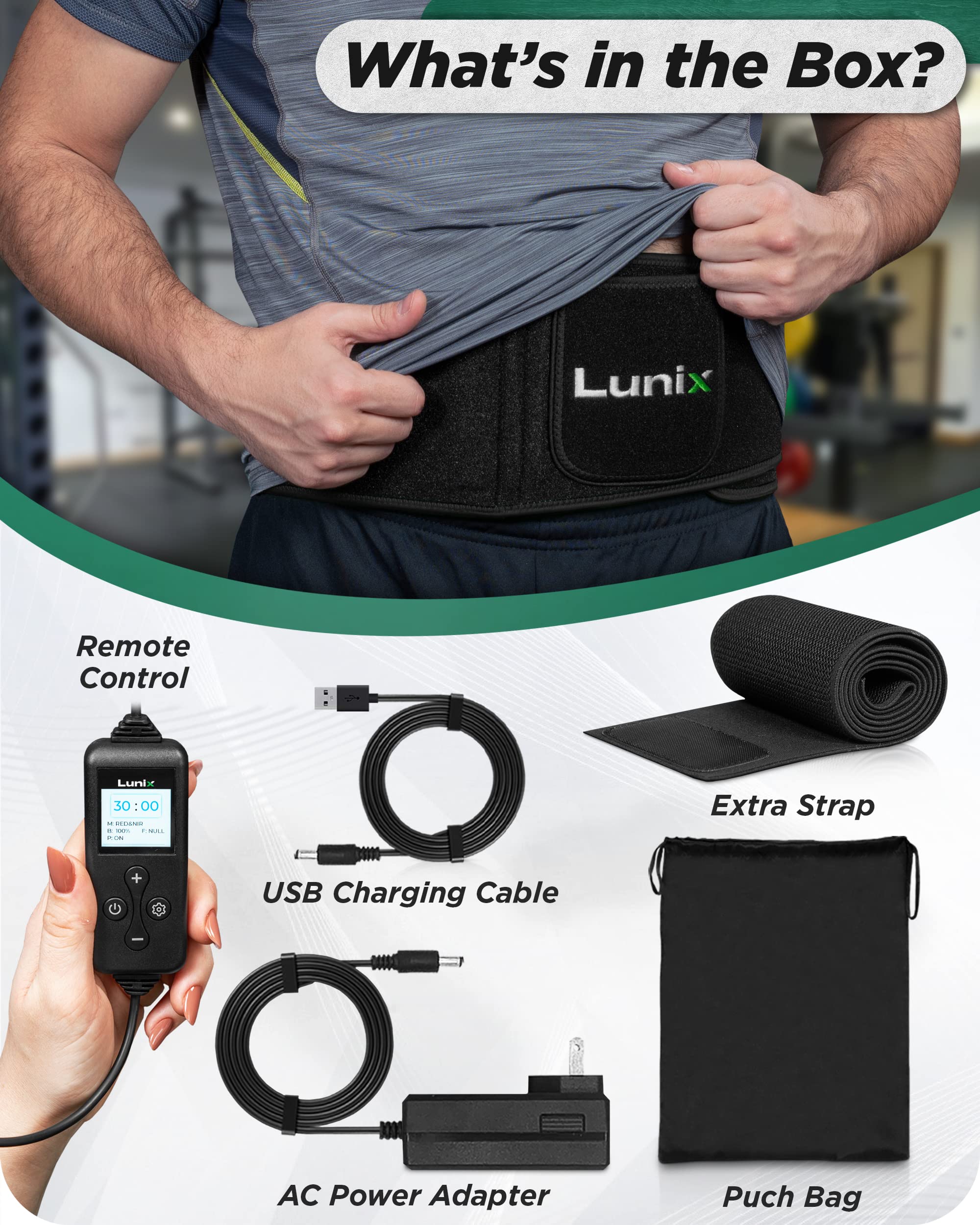Lunix LX16, utilisation domestique quotidienne pour détente musculaire.