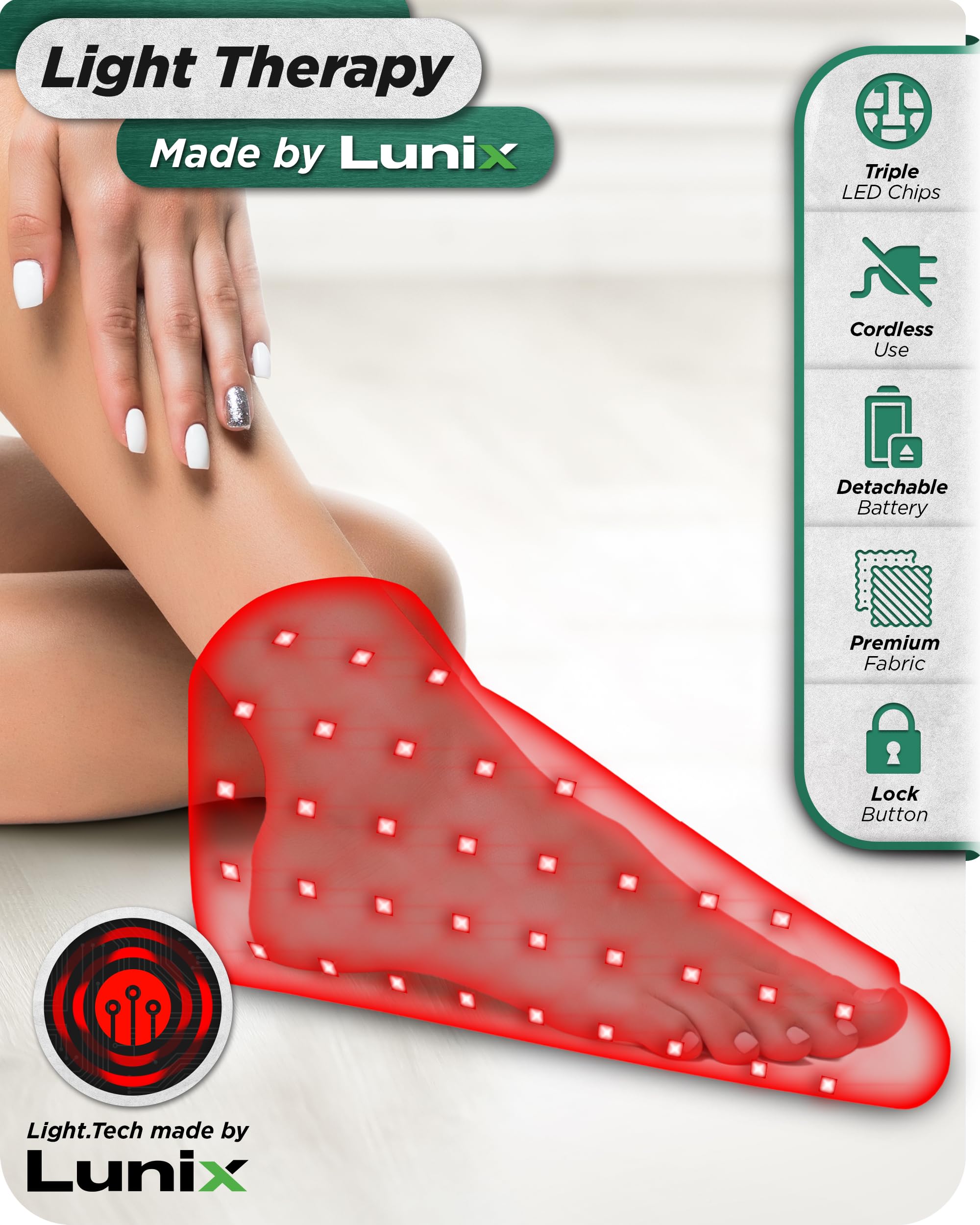 Indicateur batterie Lunix LX24, pour une utilisation en déplacement.