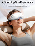 Bandeau ajustable Lupow assure un ajustement personnalisé pour un massage confortable.