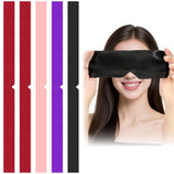 Bandeau yeux LUSTRIB noir, blocage lumière optimal pour sommeil profond.