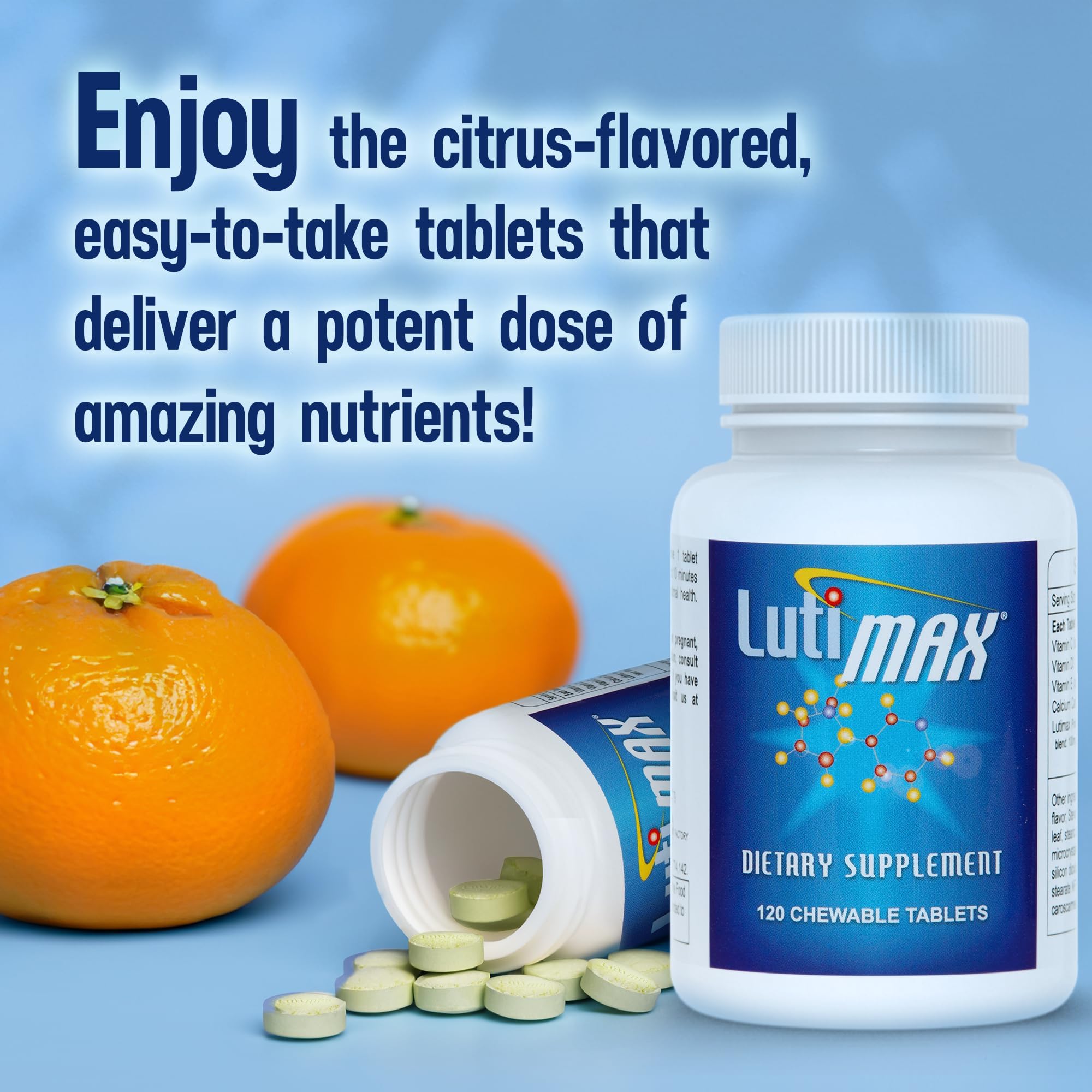 Lutimax: formulation originale Dr Tom Lahey, comprimés faciles à prendre.