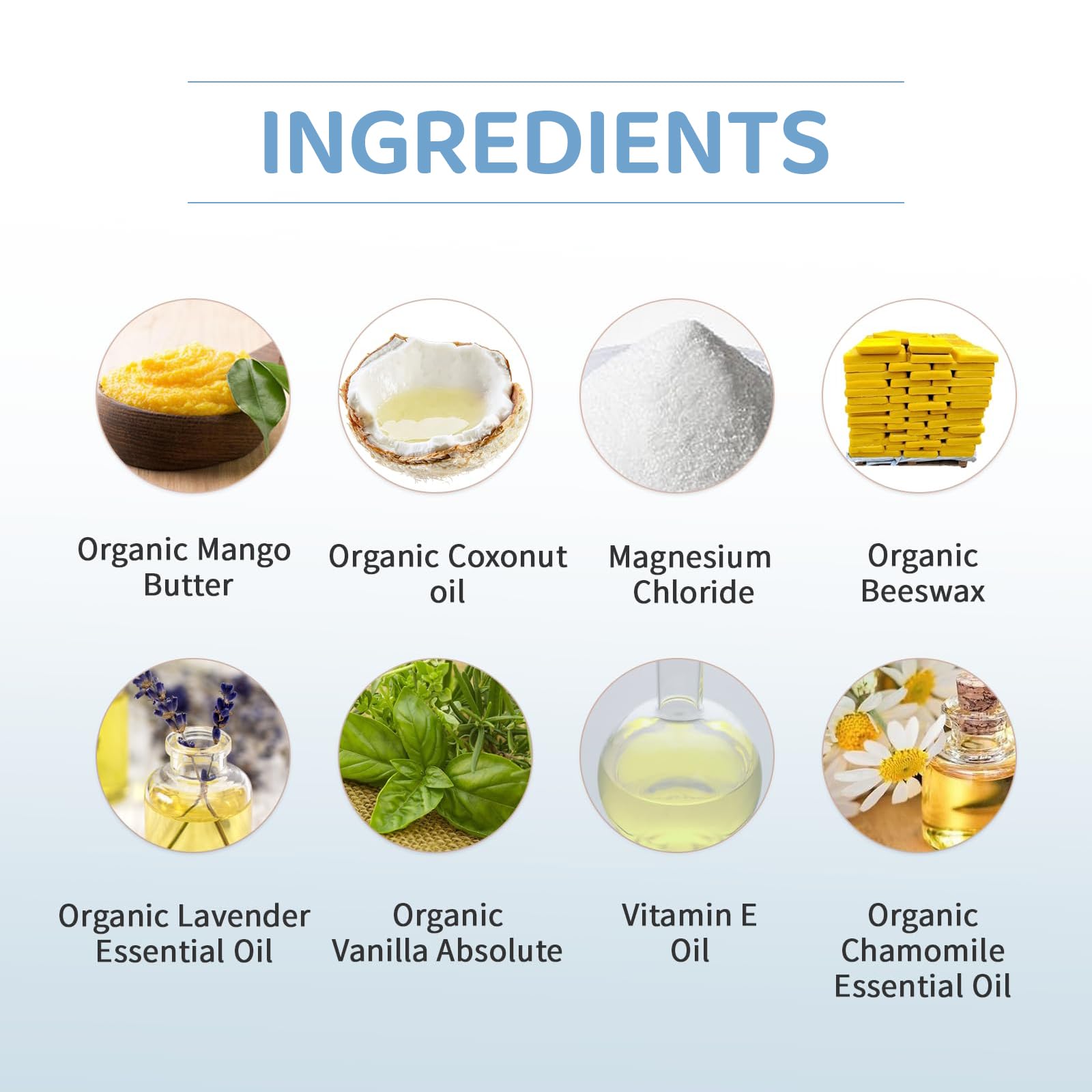 Étiquette naturelle indiquant des ingrédients sans toxines pour la peau délicate.
