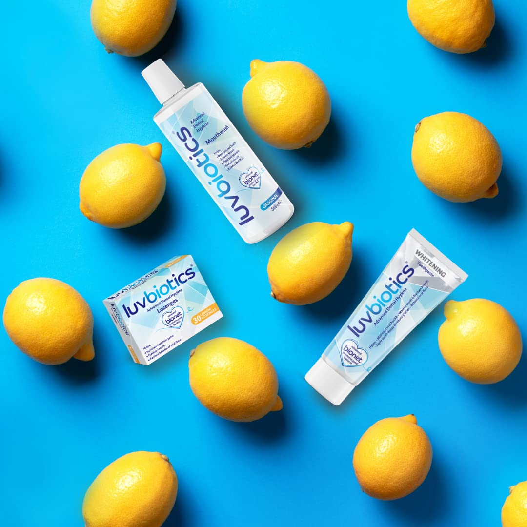 Luv Biotics – Xylitol inclus pour une bouche fraîche et confort d’utilisation.