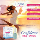 Etiquette Luvena sans parabènes: sécurité et transparence pour l'hygiène.