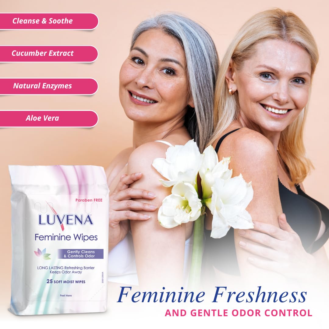 Lingettes Luvena résistent à l odeur avec douceur et soin