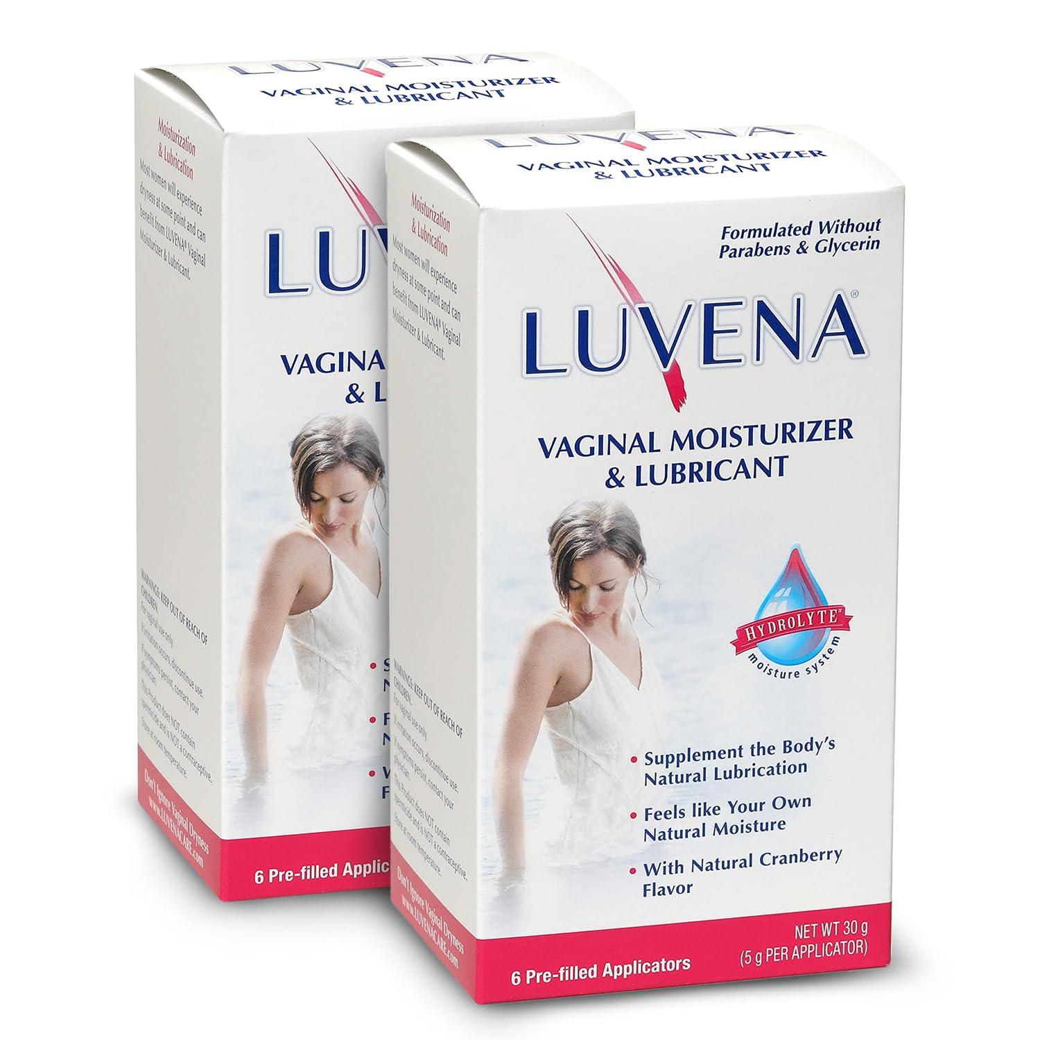 Flacon Luvena Moisturizer avec applicateur pour une application ciblée et douce.