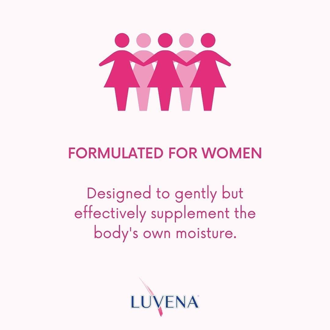 Mention sans glycérine sur l'emballage Luvena Moisturizer.