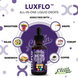 LuxFlo prêle des bois — flacon discret, peut soutenir les cheveux et ongles.