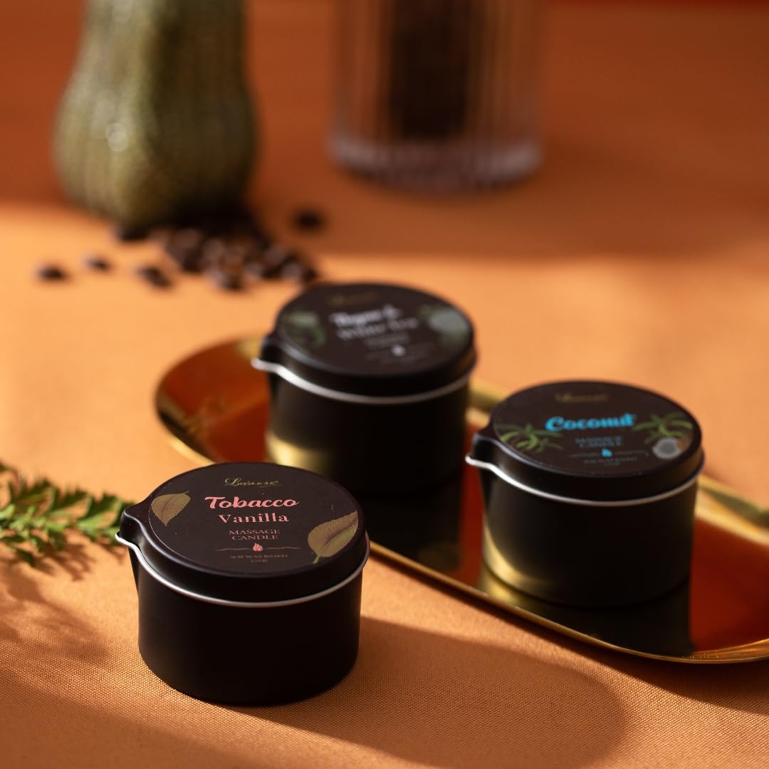 LUXMASA Bougie massage propose huile chaude prête à appliquer.