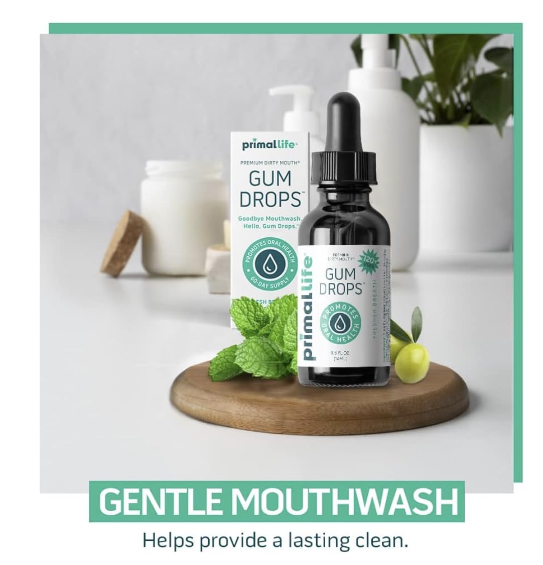 LuxProdX Primal Dirty Mouth Serum - utilisation quotidienne pour une bouche plus fraîche.