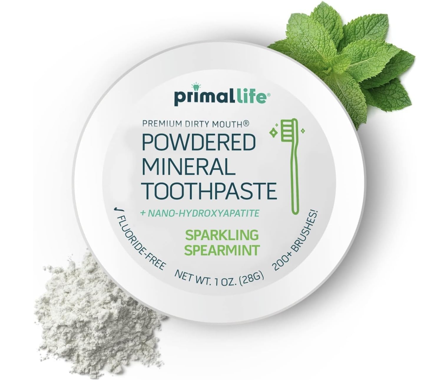 LuxProdX Primal Life Organics – geste de brossage pour une routine buccale simple et efficace.