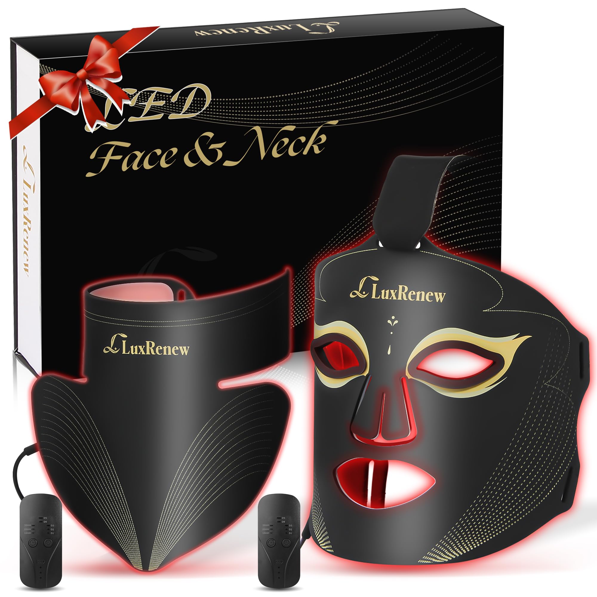 LuxRenew BS masque lumière rouge pour le visage, peut favoriser l'éclat.