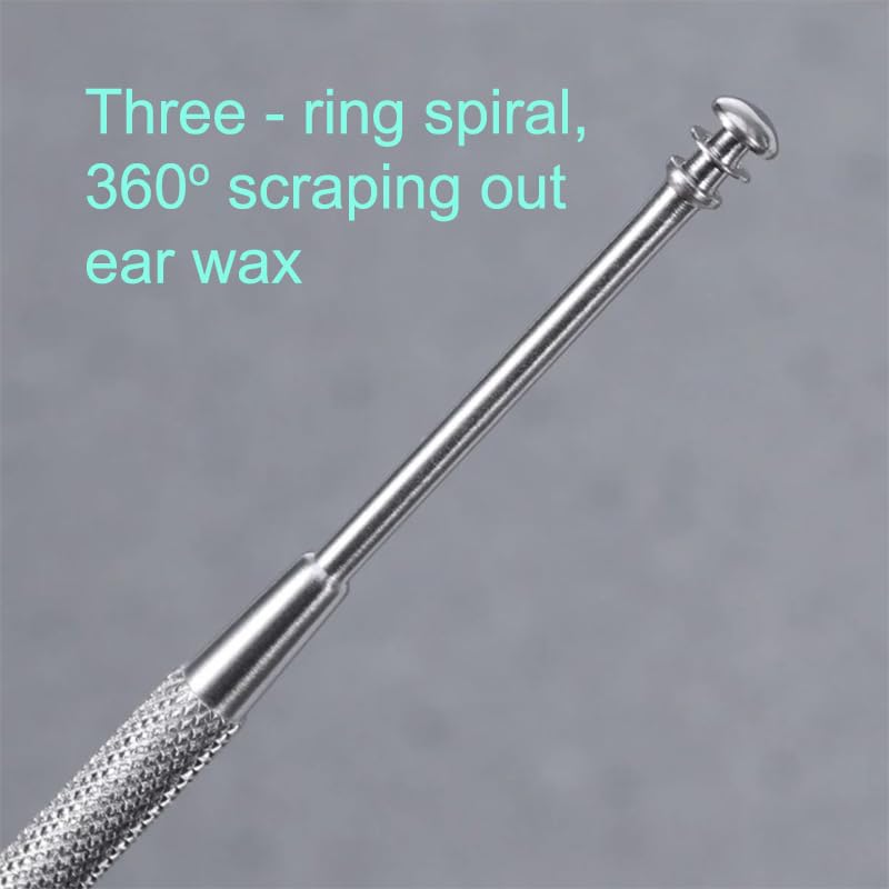 Usage profond Luxxii oreille spirale, atteint des zones difficiles avec confort.