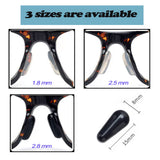 Design ergonomique des coussinets LVVFIT en silicone pour lunettes.