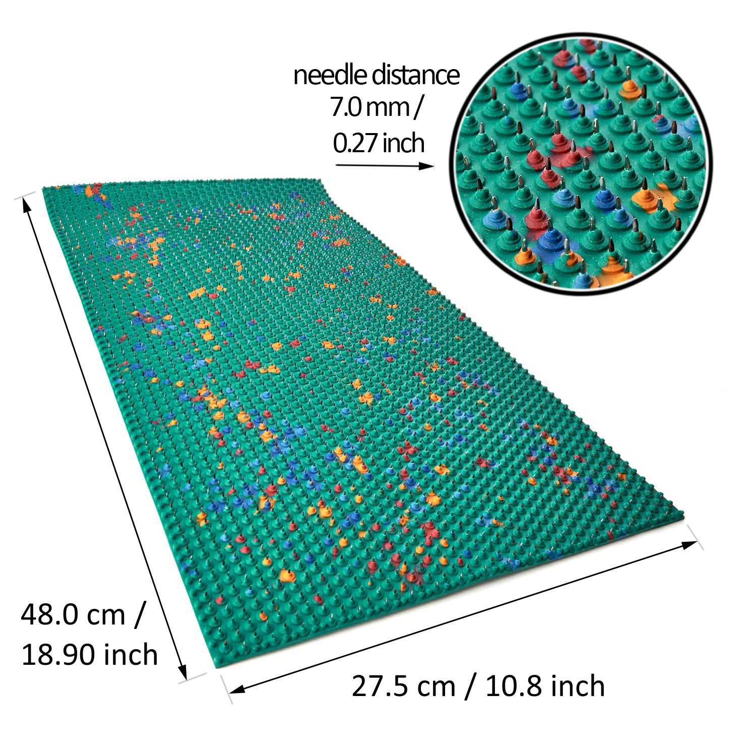 Le dos et les épaules bénéficient d'une relaxation avec le tapis Lyapko.