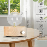 Diffusion ultrasonique Lychee — brume fine qui peut hydrater et apaiser.