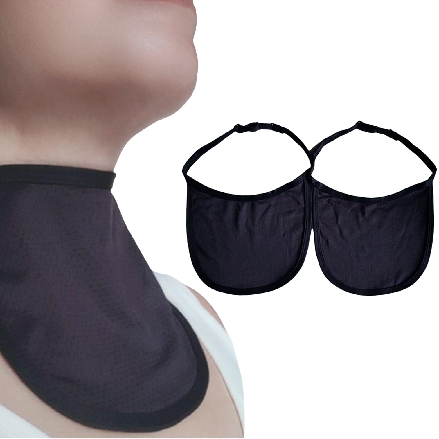 LYHHALO cache-stomie tracheale en coton doux, confort quotidien.