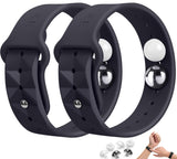 LYJEE bracelets anti-nausee voyage en silicone leger pour le confort quotidien.