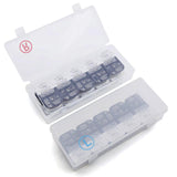 Boîte LYKKEKOI pour lentilles en duo, rangement pratique pour deux yeux.