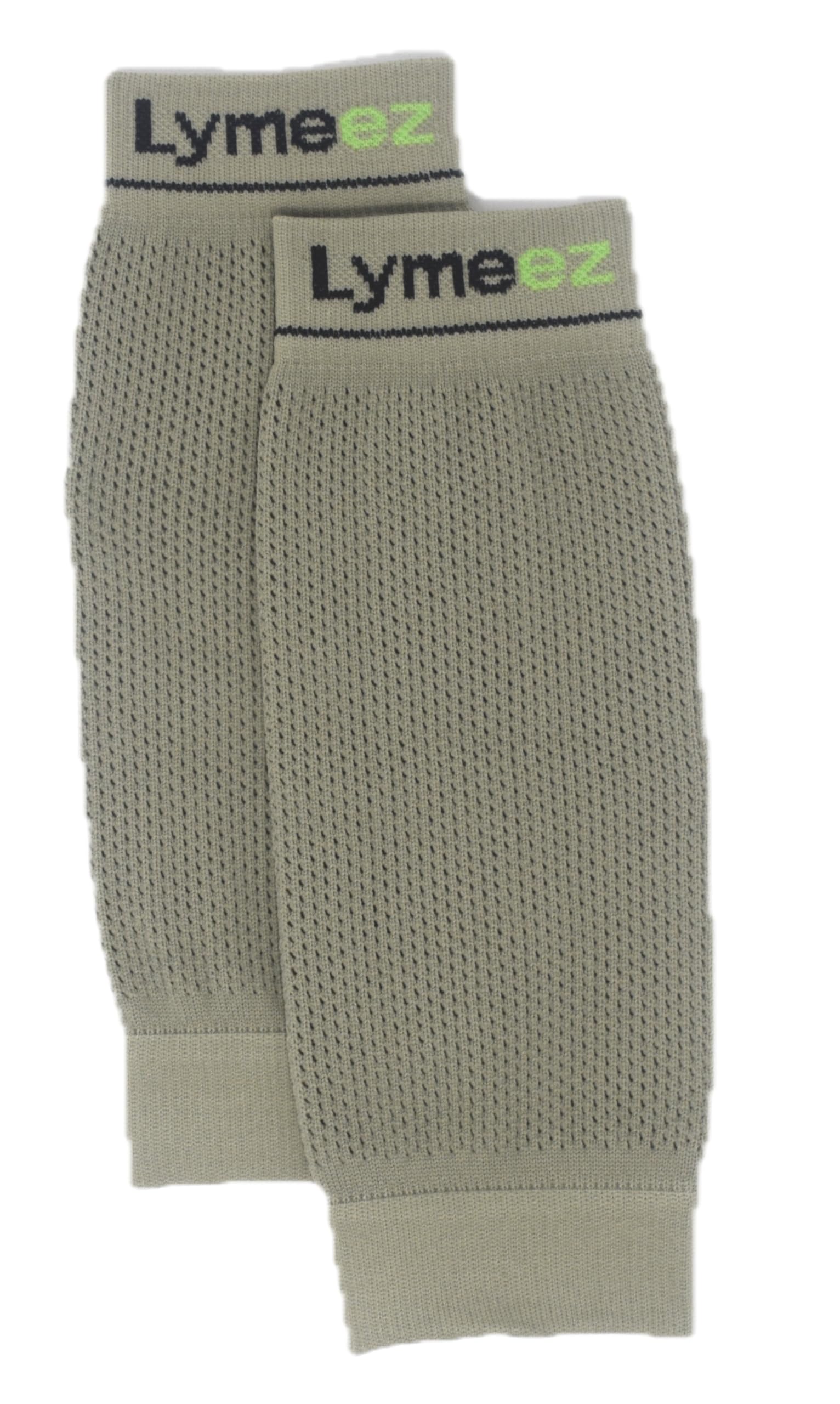 Lymeez guêtres en maille extensible pour usage extérieur, confort léger et protection contre les tiques.