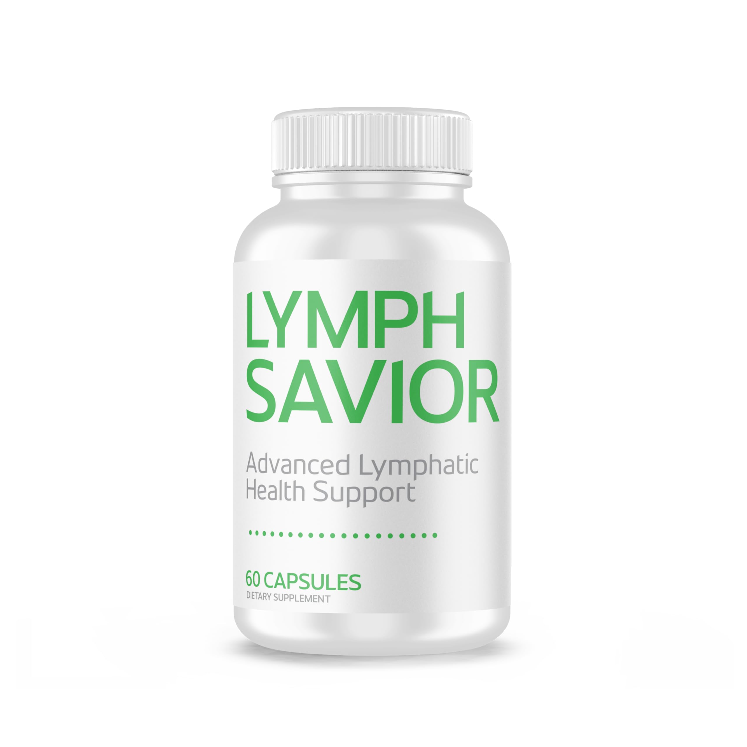 Lymph Savior: bouteille de capsules pour un soutien lymphatique quotidien.