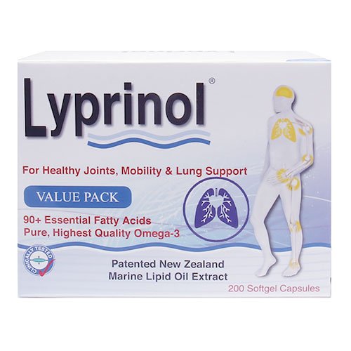 Lyprinol PCSO-524: bouteille de capsules pour mobilité au quotidien.
