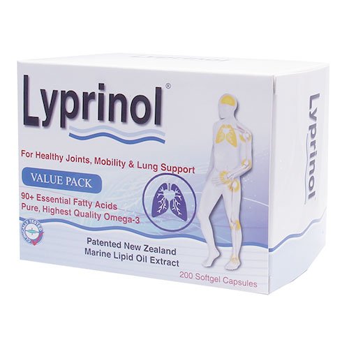 Lyprinol PCSO-524: étiquette claire garantissant traçabilité et origine naturelle.