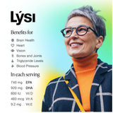 LYSI huile foie morue – 24 portions, format pratique.