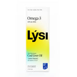 LYSI huile foie morue – gouttes citron naturel, facile à utiliser.