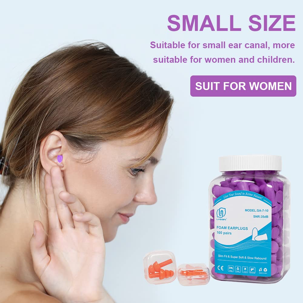 LYSIAN bouchons mousse et silicone réutilisables, confort longue durée