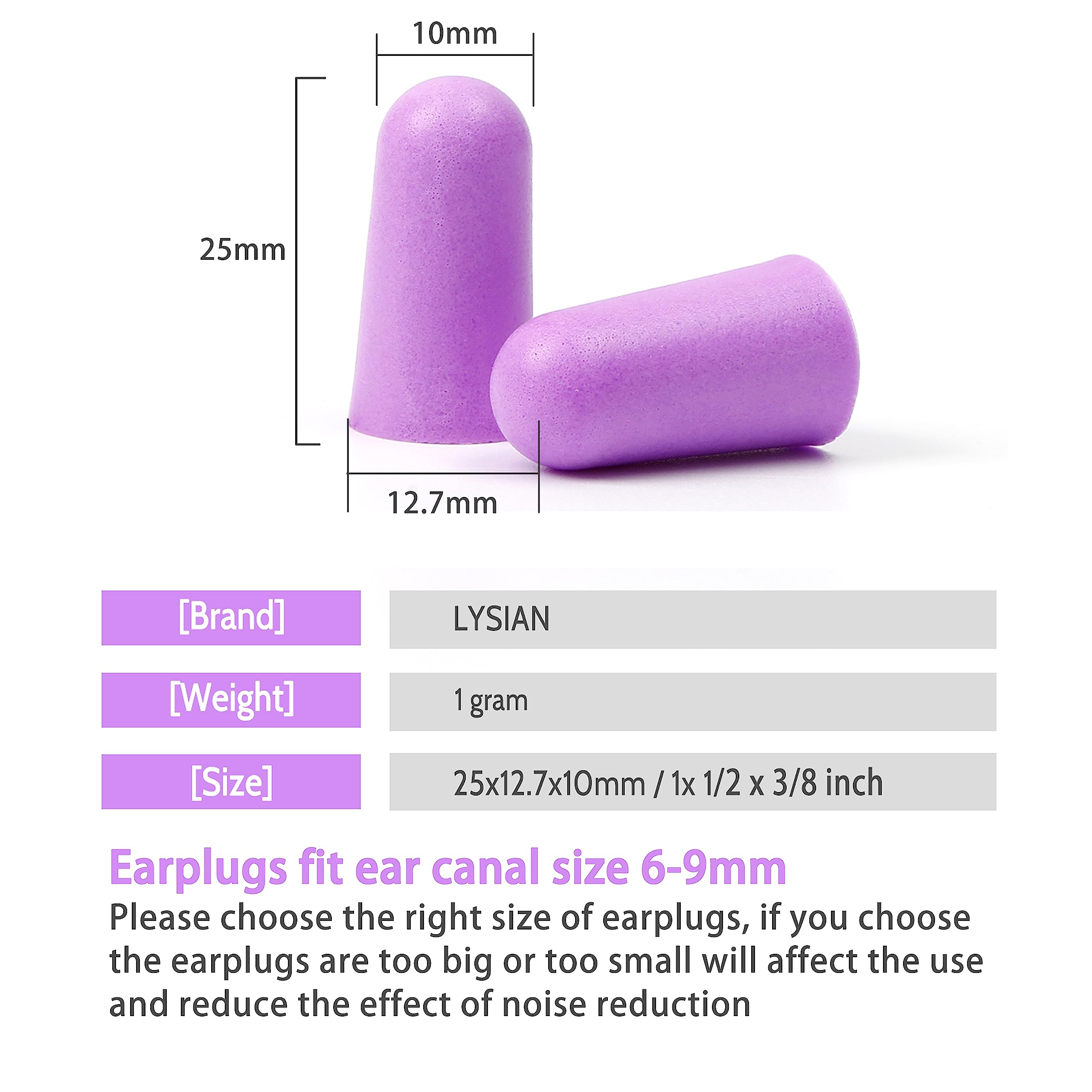 LYSIAN cadeau: bouchons en silicone réutilisables pour nage