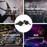 LYSIAN ensemble 2 paires noir, pratique pour concerts et clubs.