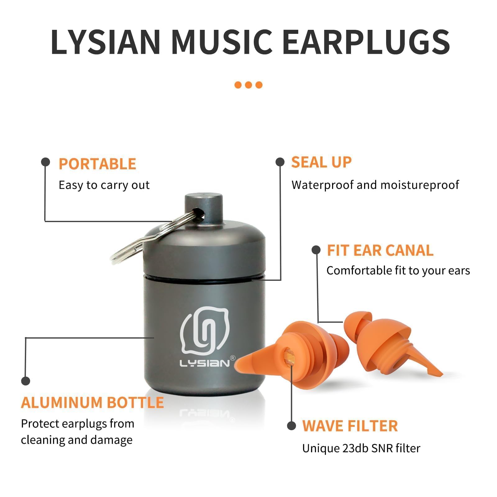 LYSIAN TPE réutilisable jusqu'à 100 fois, option durable.