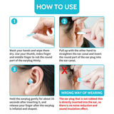 LYSIAN bouchons d'oreilles pour sommeil, travail et voyage en usage quotidien.