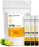 LyteLine Électrolytes poudre dans une bouteille citron-lime prête à mélanger