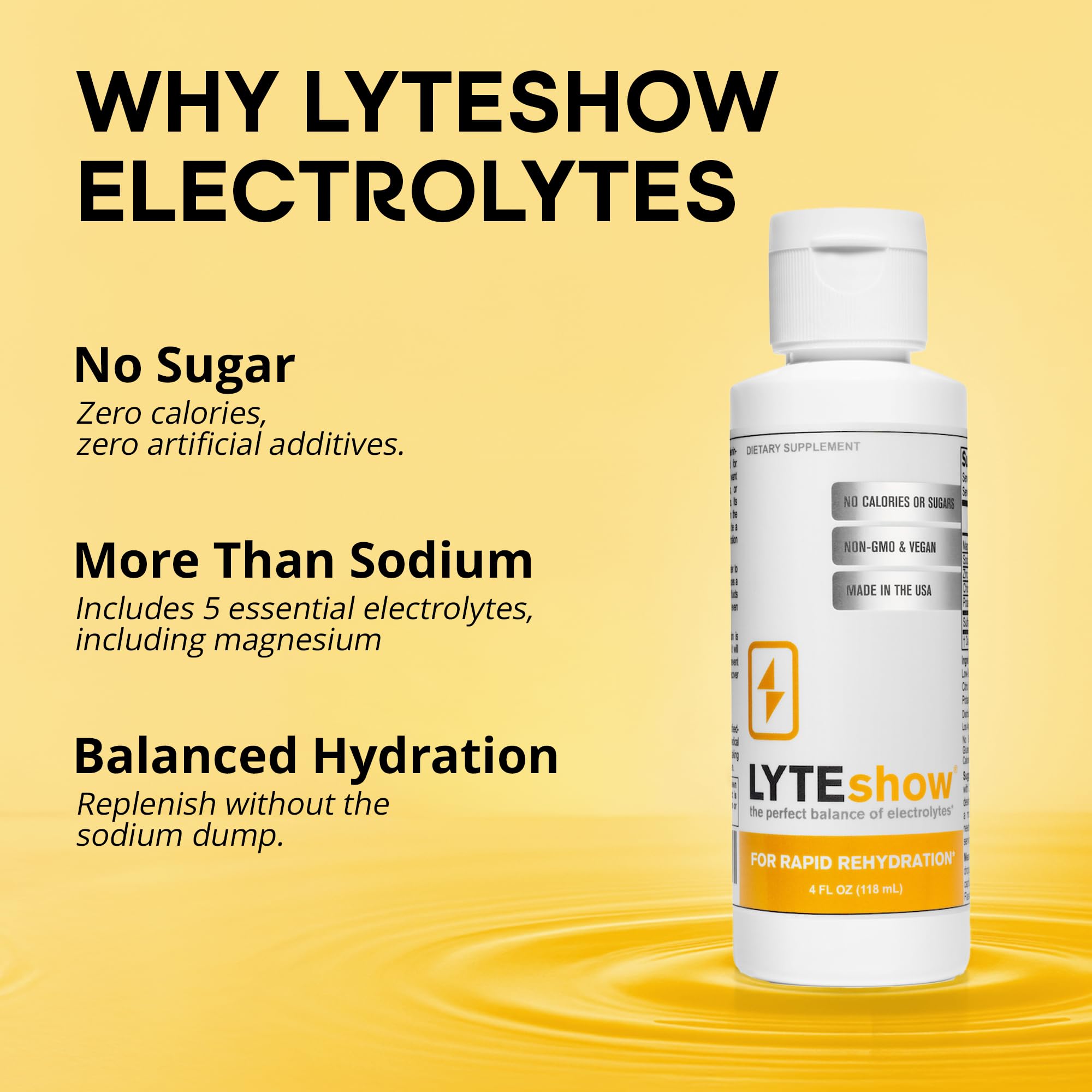 LyteShow gouttes équilibre électrolytes: aide à la digestion et au confort.