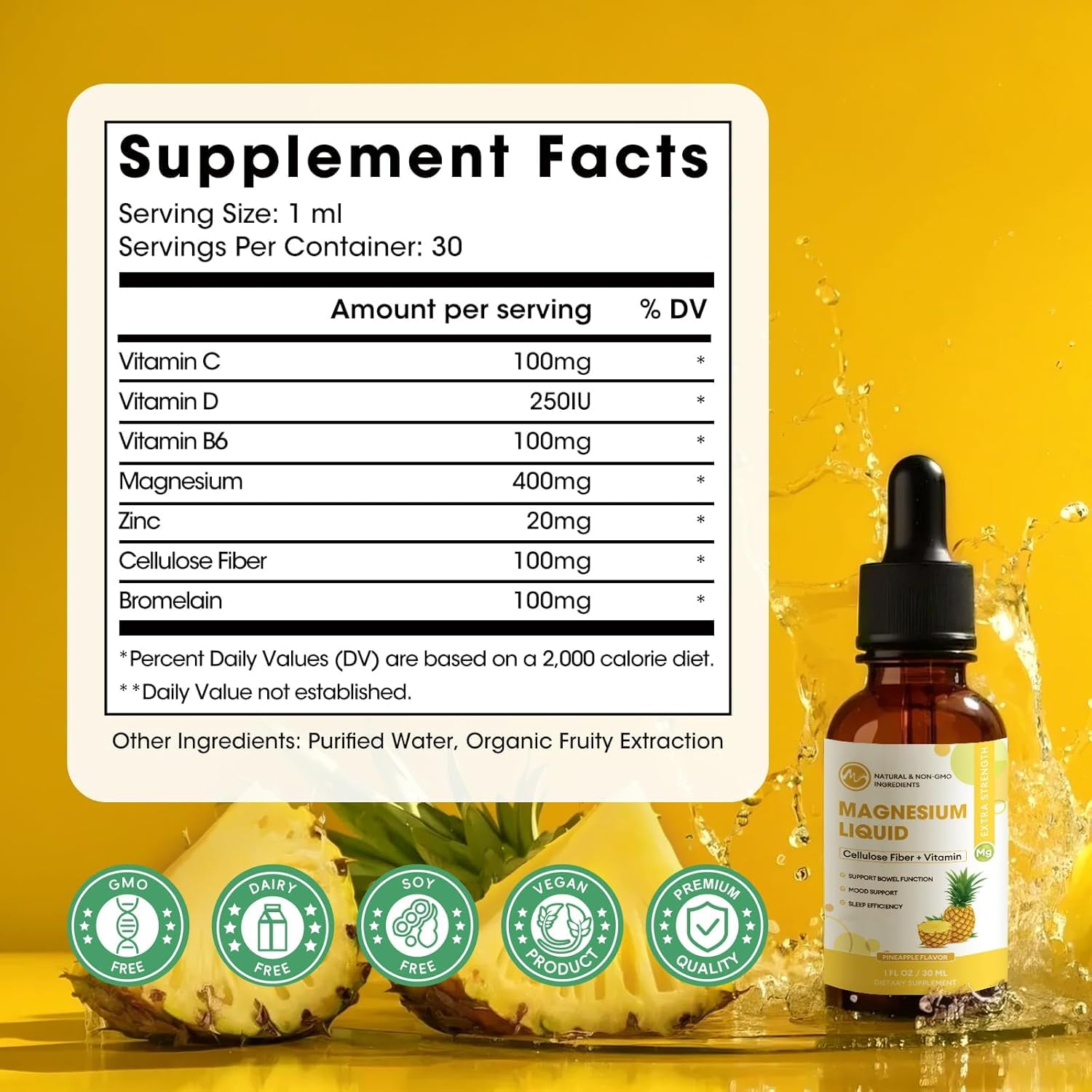 Minch gouttes magnésium doseur 1ml, pratique et précis