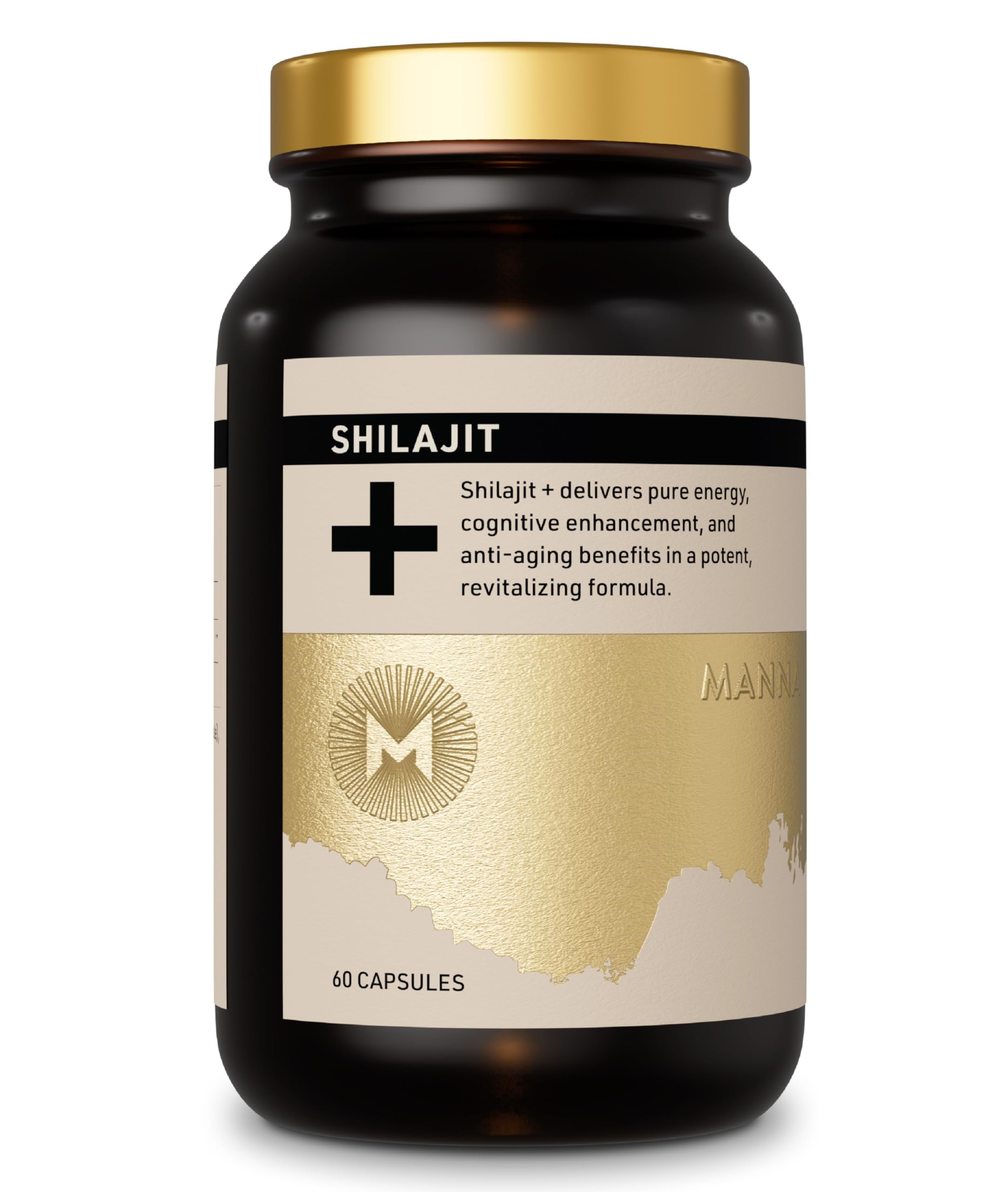 M Manna Shilajit Capsules pour énergie et endurance durable.