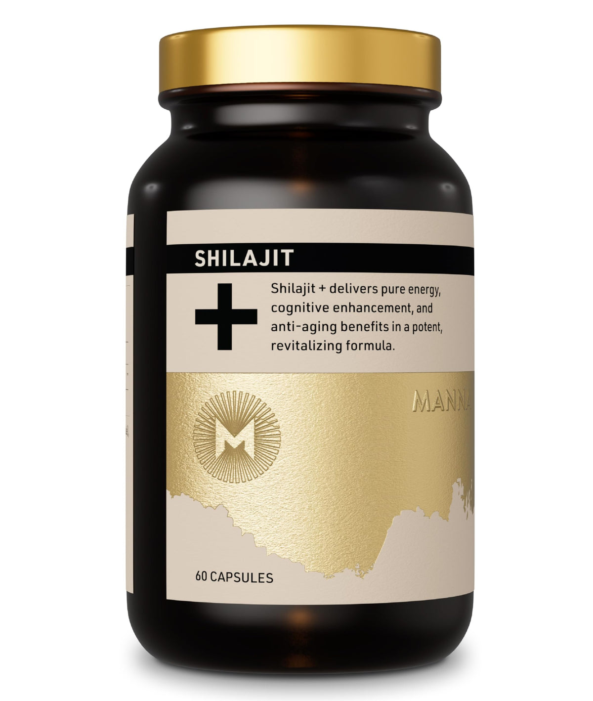 M Manna Shilajit Capsules pour énergie et endurance durable.