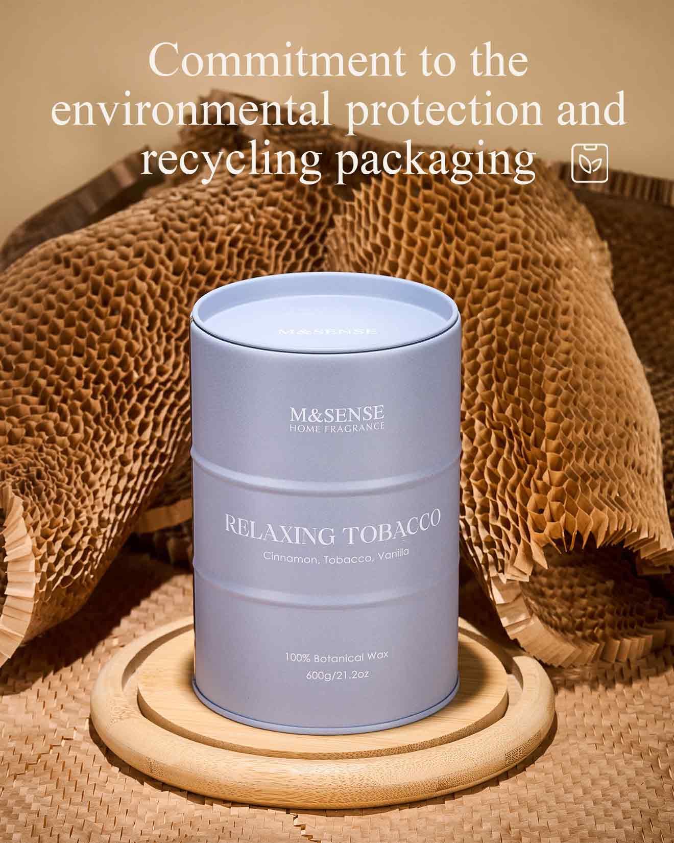 M&SENSE Emballage recyclable dans une boîte métallique réutilisable