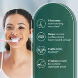 Tube dentifrice sans fluorure M3 Naturals, fraîcheur naturelle et nettoyage en profondeur.