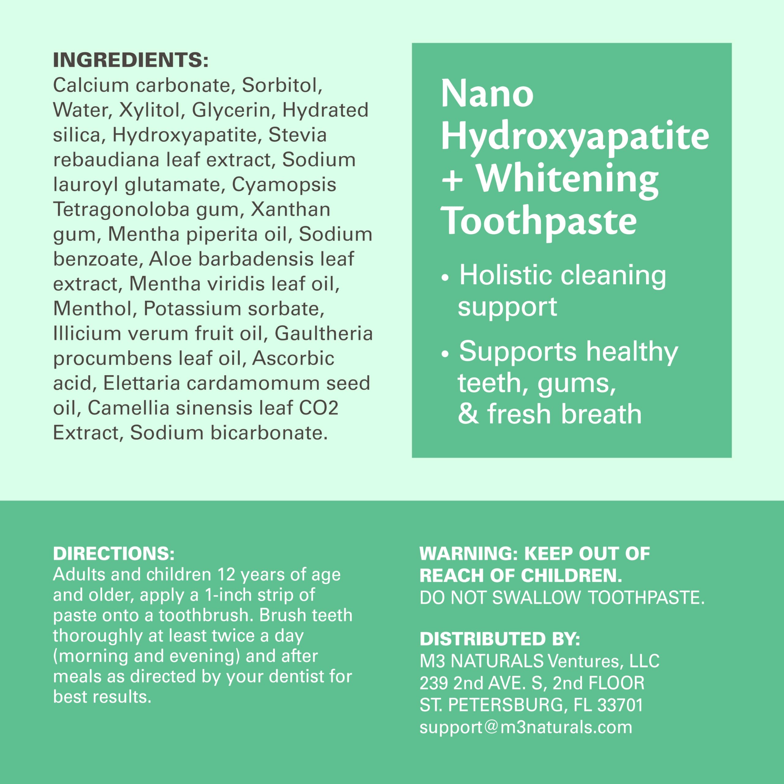 Sensation fraîcheur menthe M3 Naturals, expérience agréable après brossage.