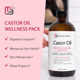 Démonstration verre et compresse M3 Naturals pour routine revitalisante.