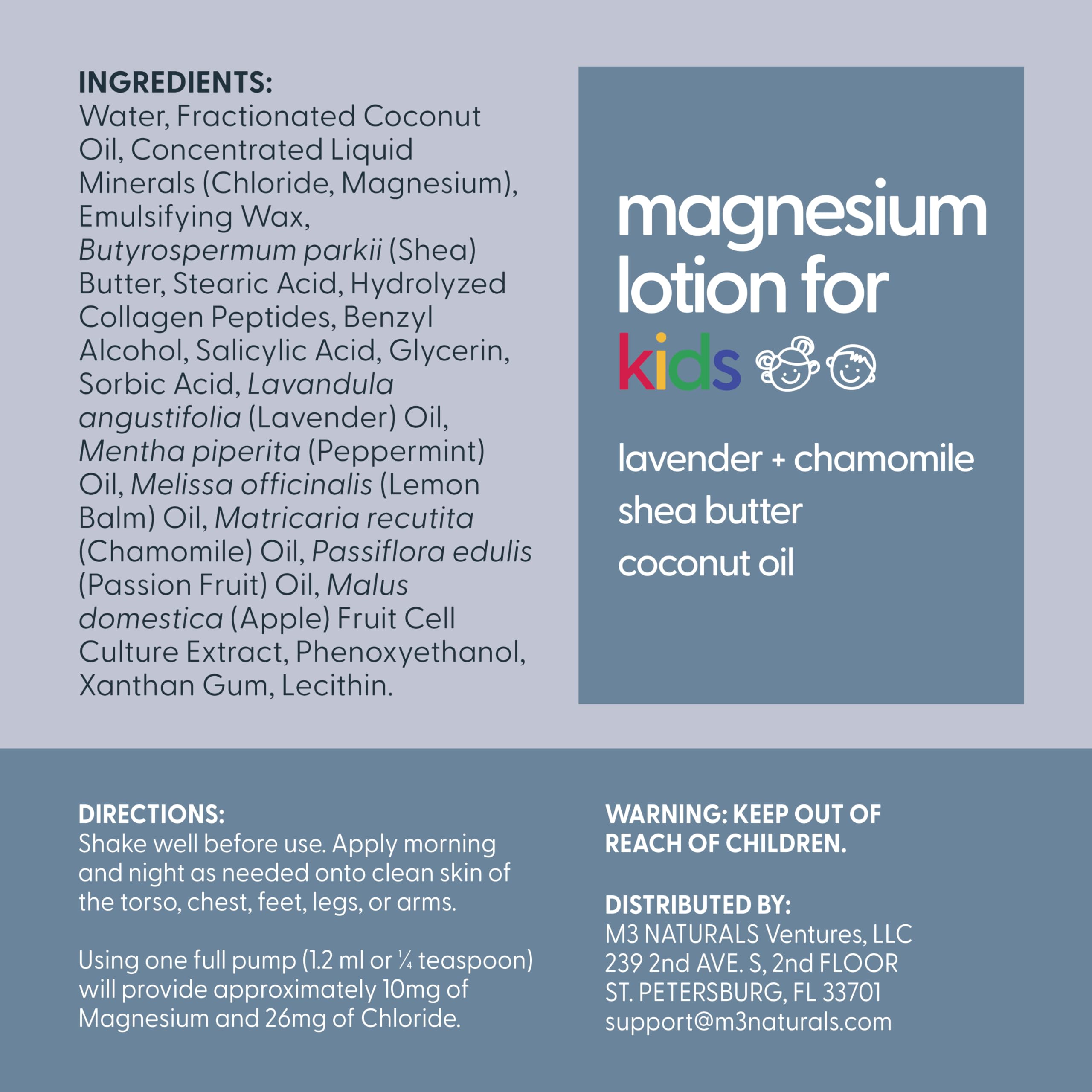 Formule douce magnésium pour bébé, soin nocturne rassurant.
