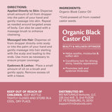 M3 Naturals huile ricin noire – pureté végétale pour soins naturels